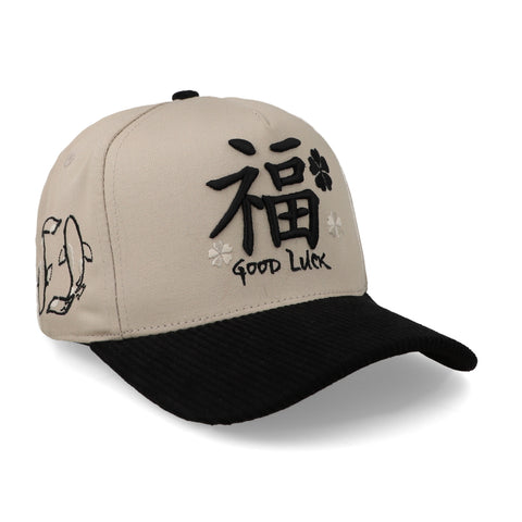 Gorra JC Hats Good Luck Beige/Negro Unitalla