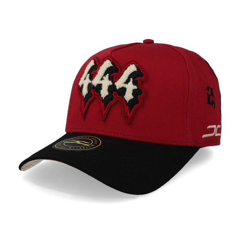 Gorra JC Hats 444 Borgoña/Negro Unitalla