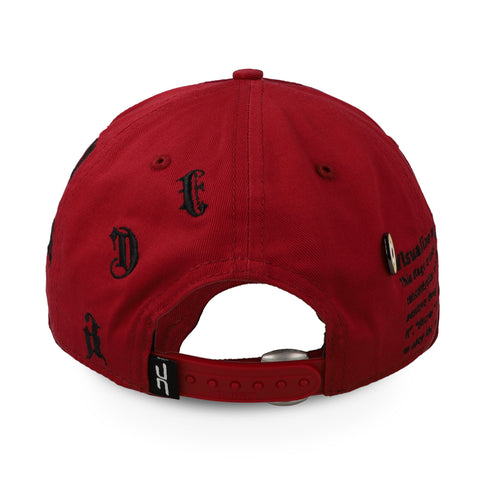 Gorra JC Hats 444 Borgoña/Negro Unitalla