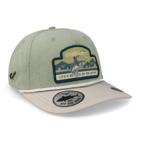 Gorra Ranch Corral Fishing 20 RCFS20 Gris Blanco Unitalla