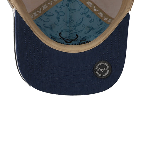 Gorra Ranch Corral Fishing 22 RCFS22 Gris Azul Unitalla