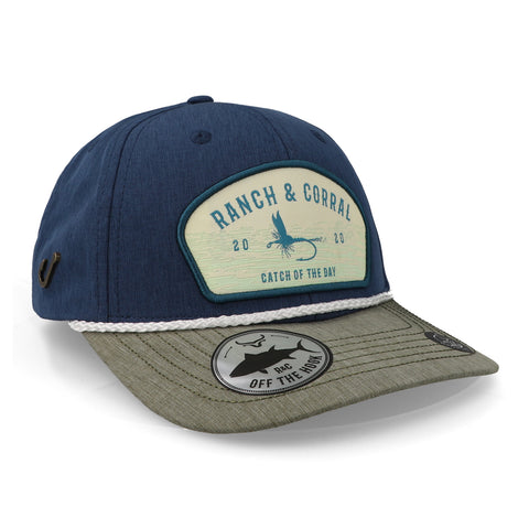 Gorra Ranch Corral Fishing 23 RCFS23 Azul Trigo Unitalla