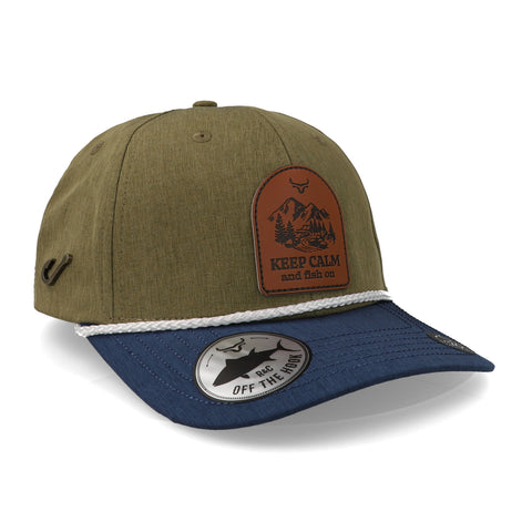 Gorra Ranch Corral Fishing 26 RCFS26 Olivo Azul Unitalla