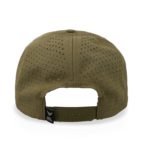 Gorra Ranch Corral Fishing 26 RCFS26 Olivo Azul Unitalla