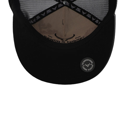 Gorra Ranch Corral Rooster Derby 01 RCR21 Negro Unitalla
