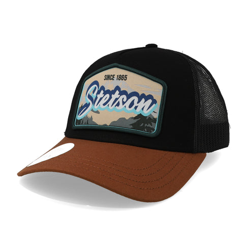 Gorra Ranch Corral Stetson 01 STS01 Negro Café Unitalla