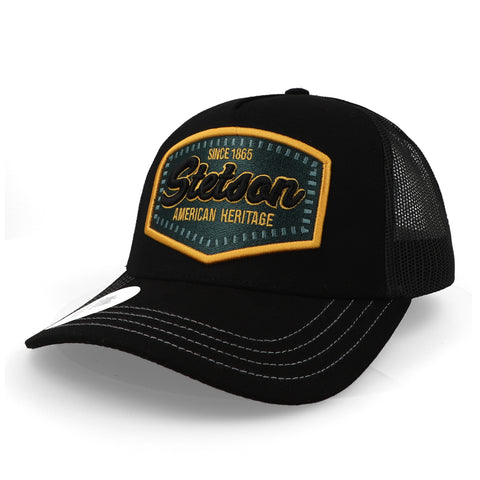 Gorra Ranch Corral Stetson 06 STS06 Negro Verde Unitalla