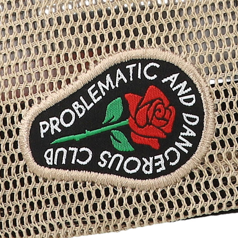 Gorra Problematic Chiquete Good Things Trucker Negro/Gris