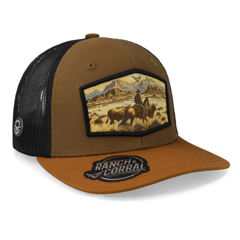 Gorra Ranch & Corral Ganadera RCG44 Café Unitalla