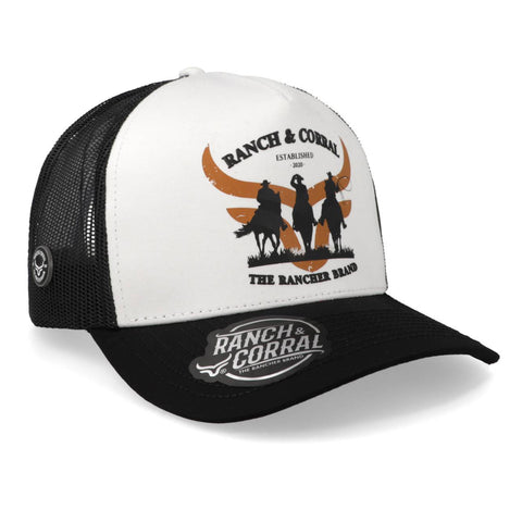 Gorra Ranch & Corral Cowboy RCBY02 Blanco Unitalla