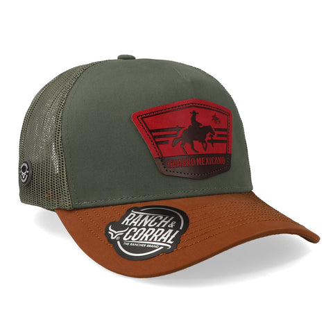 Gorra Ranch and Corral Cuco Raya CR12 Azul/Café Unitalla