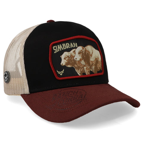Gorra Ranch & Corral Ganadera 1 Negro/Café Unitalla