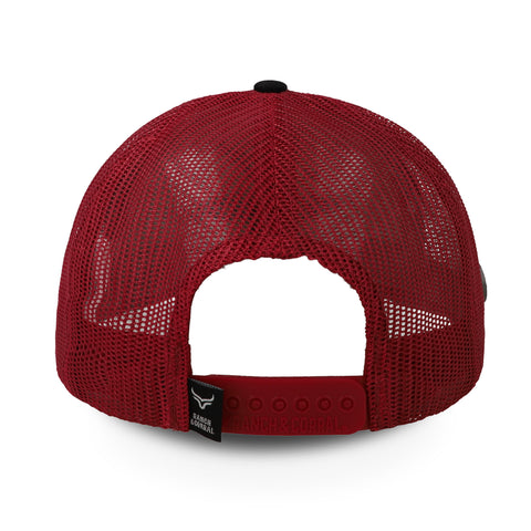 Gorra Ranch & Corral Dog Breeds 1 Negro/Rojo Unitalla