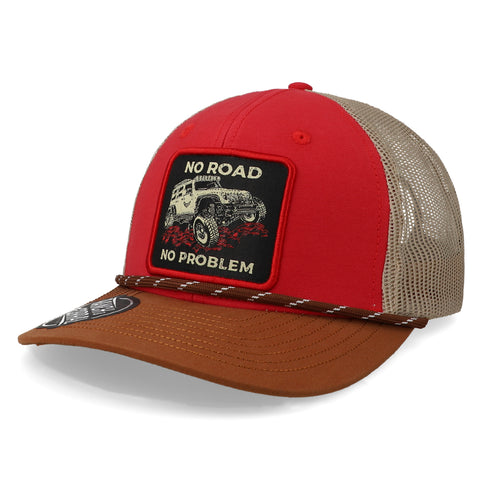 Gorra Ranch & Corral Outdoor Adventure 2 Rojo/Café Unitalla