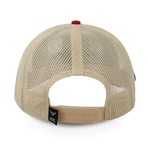 Gorra Ranch & Corral On The Road 4 Marino/Rojo Unitalla