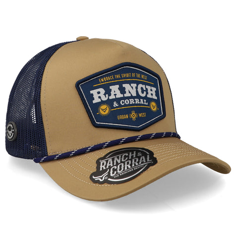 Gorra Ranch & Corral Retro 1 Beige/Marino Unitalla