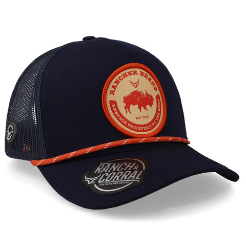 Gorra Ranch and Corral Retro 4 Marino Unitalla