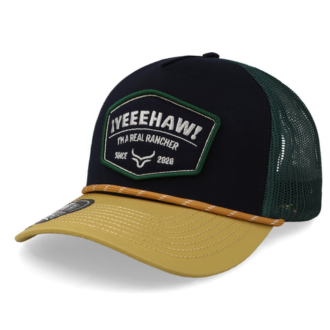 Gorra Ranch & Corral Retro 6 Verde/Trigo Unitalla