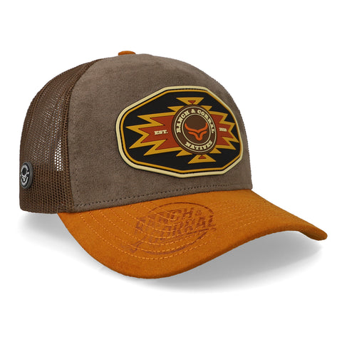 Gorra Ranch & Corral Native 1 Gris/Café Unitalla