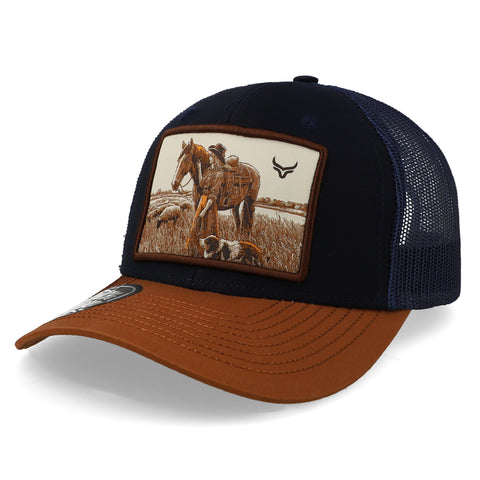 Gorra Ranch & Corral Cowboy & Cowgirl 1 Marino/Café Unitalla