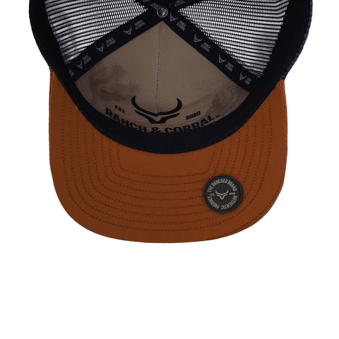 Gorra Ranch & Corral Cowboy & Cowgirl 1 Marino/Café Unitalla