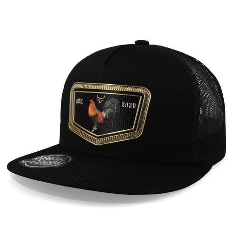 Gorra Ranch & Corral Rooster 1 Negro Unitalla