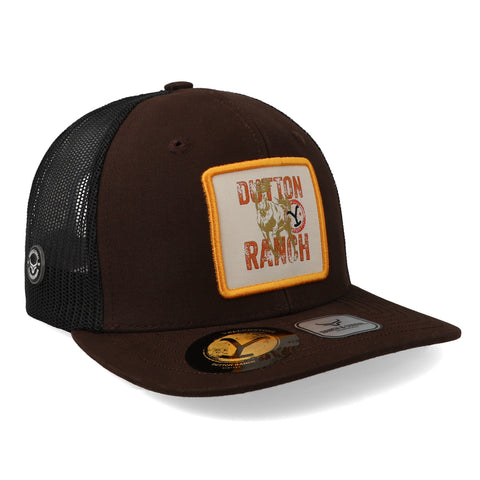 Gorra Ranch & Corral Yellowstone YW25 Café Unitalla