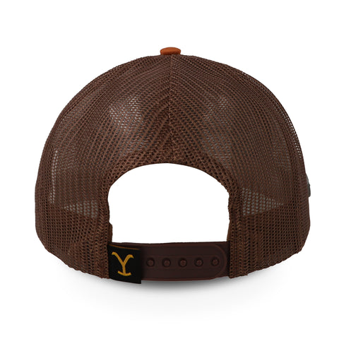 Gorra Ranch & Corral Yellowstone YW27 Café/Negro Unitalla