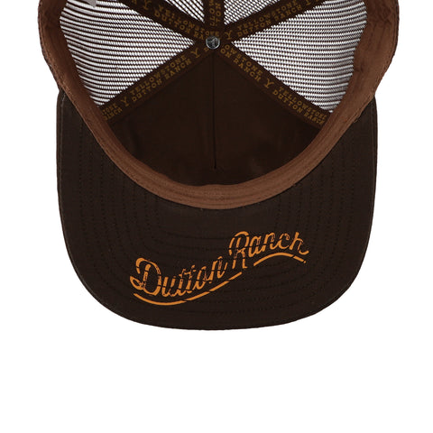 Gorra Ranch & Corral Yellowstone YW27 Café/Negro Unitalla