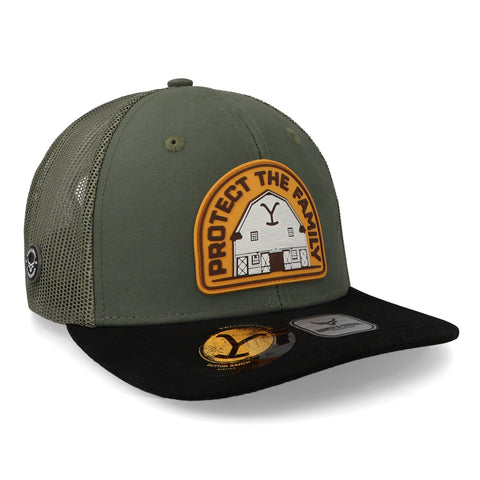 Gorra Ranch & Corral Yellowstone YW28 Gris Unitalla