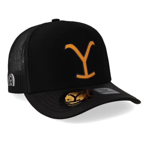 Gorra Ranch & Corral Yellowstone YW33 Negra Unitalla