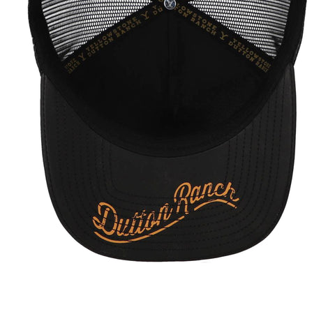 Gorra Ranch & Corral Yellowstone YW33 Negra Unitalla