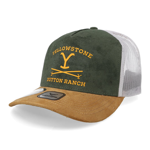 Gorra Ranch & Corral Yellowstone 34 Olivo/Beige Unitalla