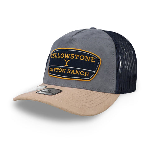 Gorra Ranch & Corral Yellowstone 35 Azul y Gris Unitalla