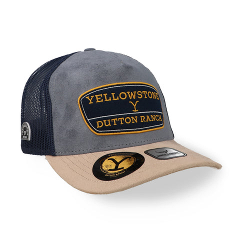 Gorra Ranch & Corral Yellowstone 35 Azul y Gris Unitalla