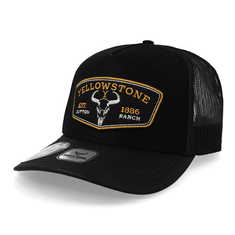Gorra Ranch & Corral Yellowstone 37 Negro Unitalla