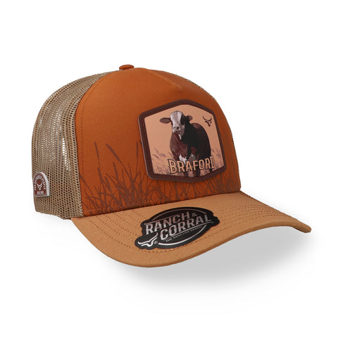 Gorra Ranch & Corral Ganado Naranja Unitalla