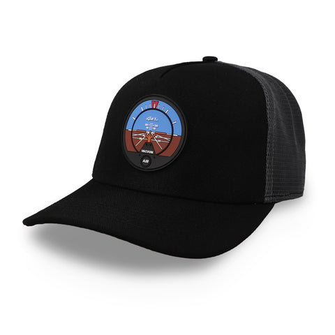 Gorra All In Horizonte Artificial Trucker Negro Unitalla