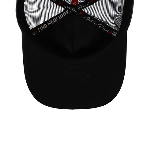 Gorra All In Horizonte Artificial Trucker Negro Unitalla