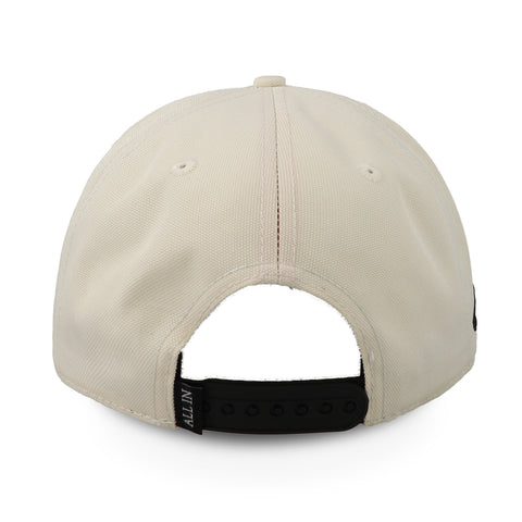 Gorra All In Chrome Cerrada Beige Negro Unitalla