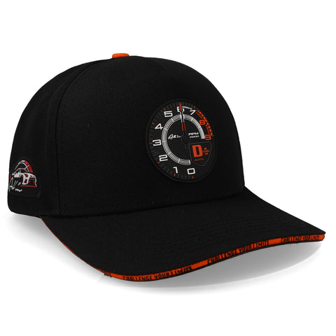 Gorra All In Horsepower Cerrada Negro Naranja Unitalla