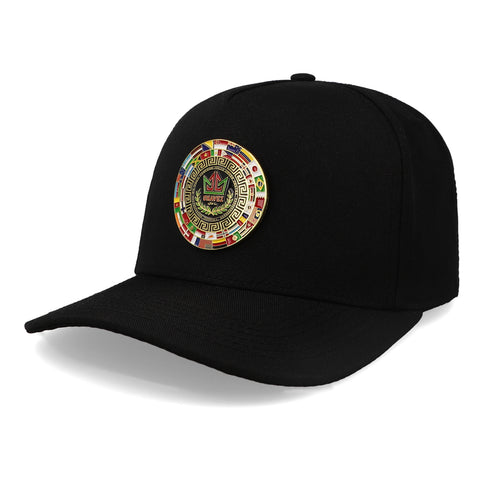 Gorra All In Chavez Pin Snap Curva Negro Unitalla
