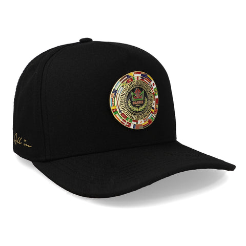 Gorra All In Chavez Pin Snap Curva Negro Unitalla