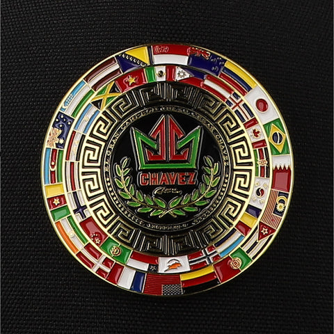 Gorra All In Chavez Pin Snap Curva Negro Unitalla