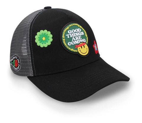 Gorra Problematic Chiquete Good Things Trucker Negro
