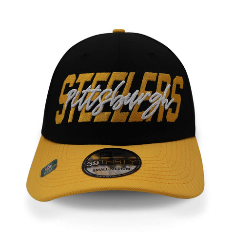 Gorra New Era 39 Thirty NFL Steelers Draft 22 Negro Cerrada