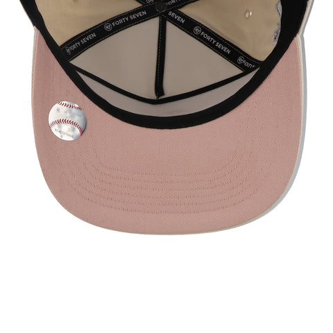 Gorra '47 MLB Dodgers Sure Shot Hitch Crema/Rosa Unitalla