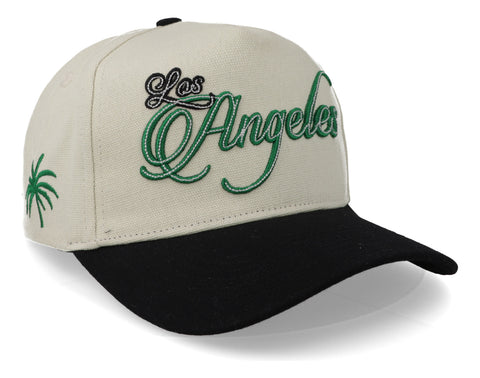 Gorra Overrated Los Angeles Natural/negro Unitalla