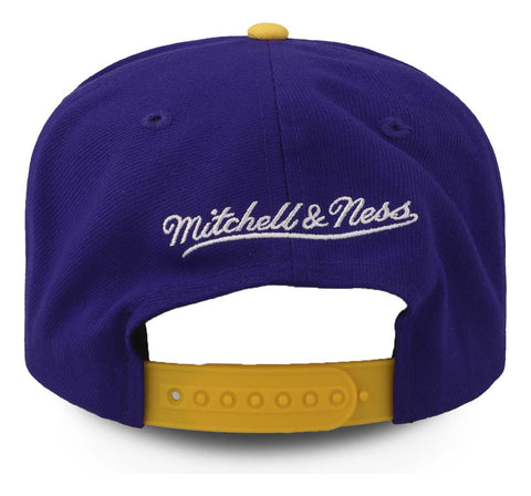 Gorra Mitchell & Ness NBA Lakers Morado/Amarillo Unitalla