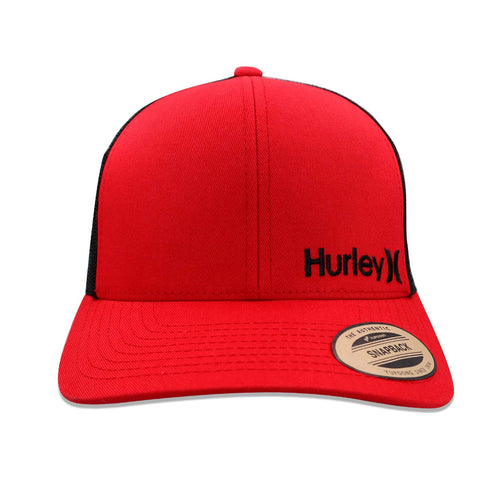 Gorra Hurley Corp Staple Trucker Hnhm0006 Rojo Unitalla
